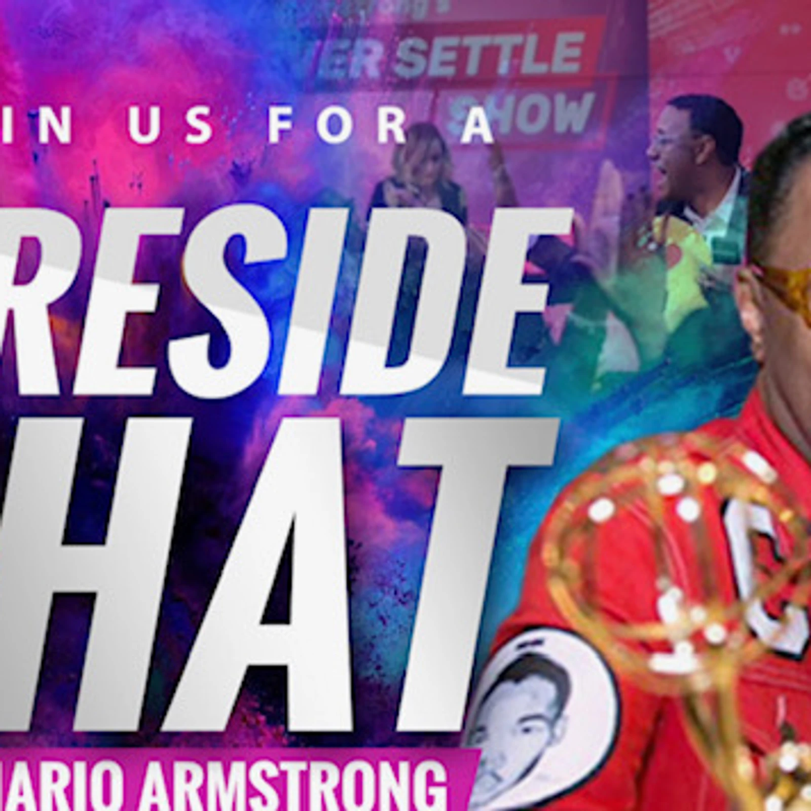 Join us on Clubhouse for our Fireside Chat with 2x Emmy Award Winner, Mario Armstrong