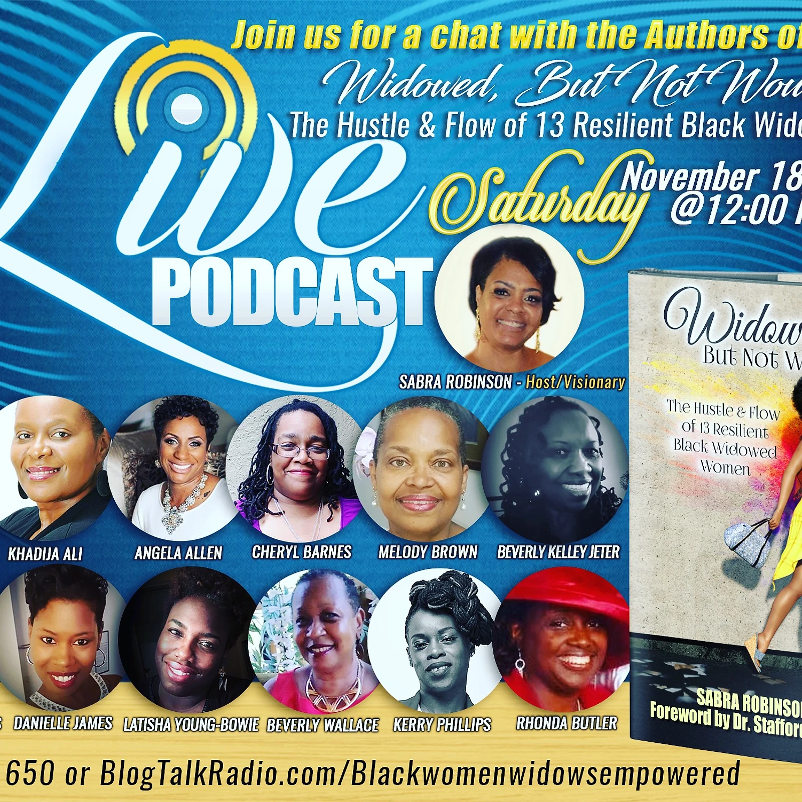 Podcast with the contributing authors of Widowed But  Not Wounded